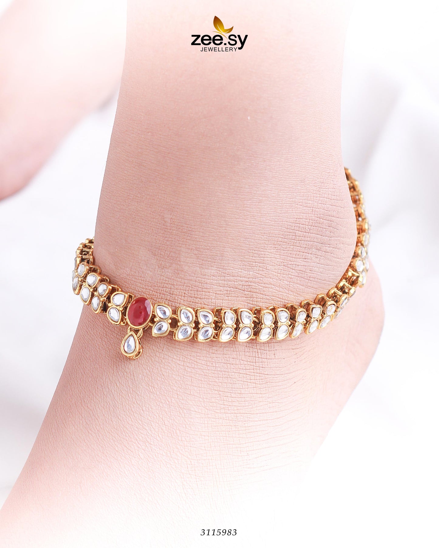 Arezzo Anklet Red