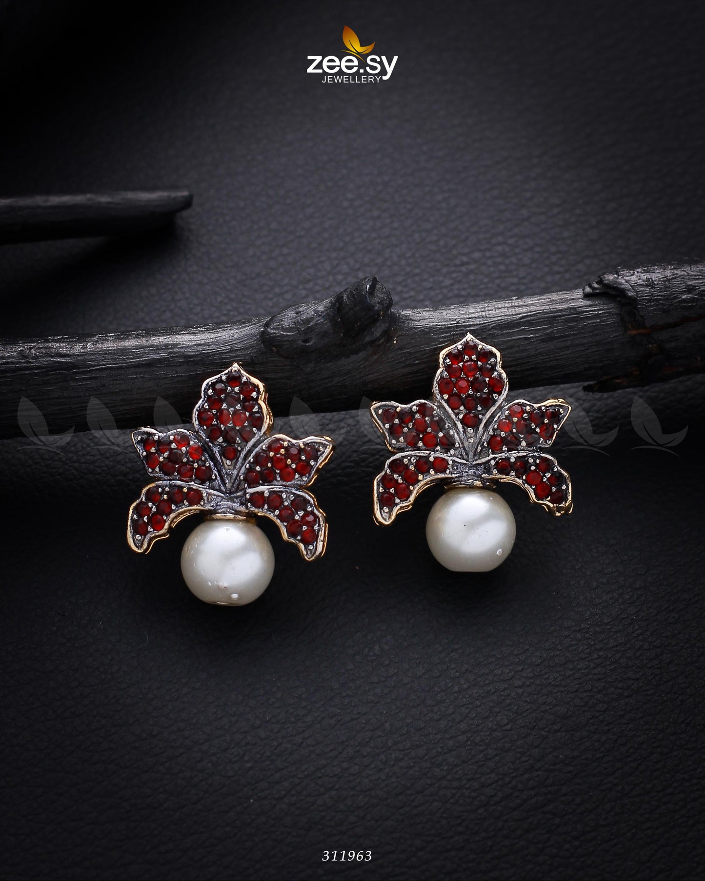 Foxglove Earrings Red
