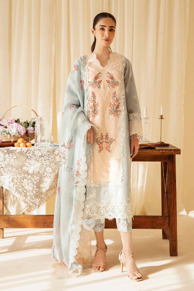 Qalamkar | Qlinekari Luxury Lawn | SQ-15 NEYLAN - Pakistani Designer Dress - by Qalamkar | Type: Luxury - 100% Original at Saira Sultan