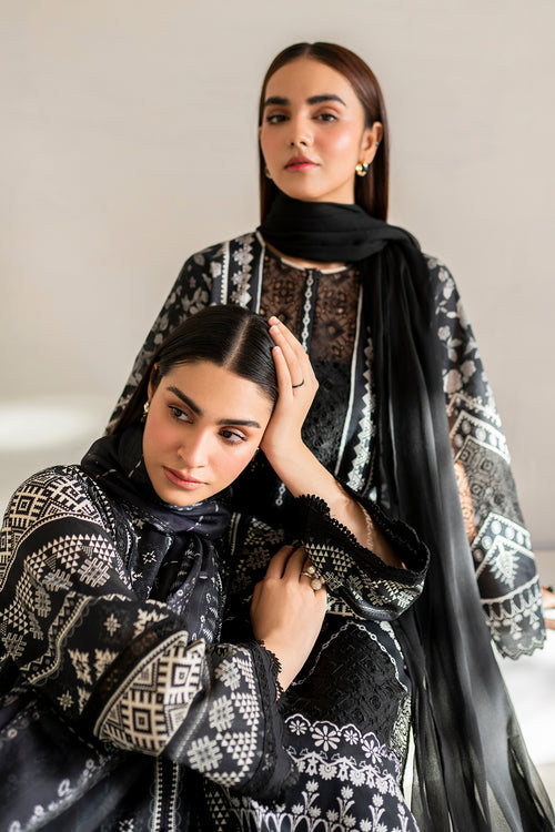 Baroque | Luxury Pret 24 | LAWN UF-671 - Pakistani Designer Dress - by Baroque | Type: Luxury - 100% Original at Saira Sultan
