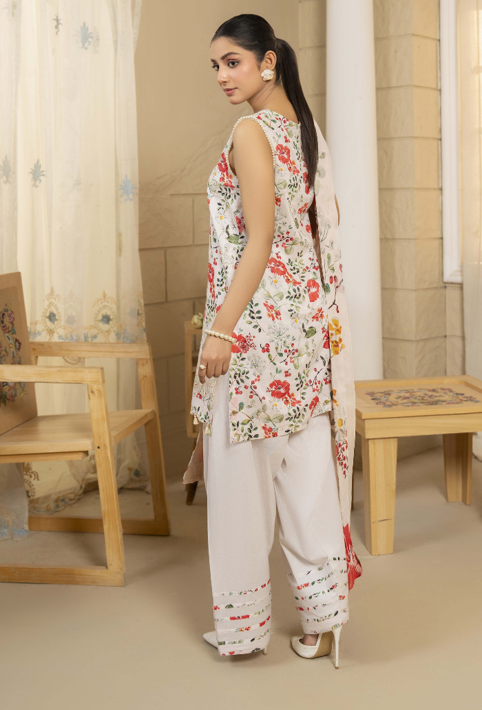 Humdum | Senora Lawn 25 | Senora - D05 S Off White Lawn