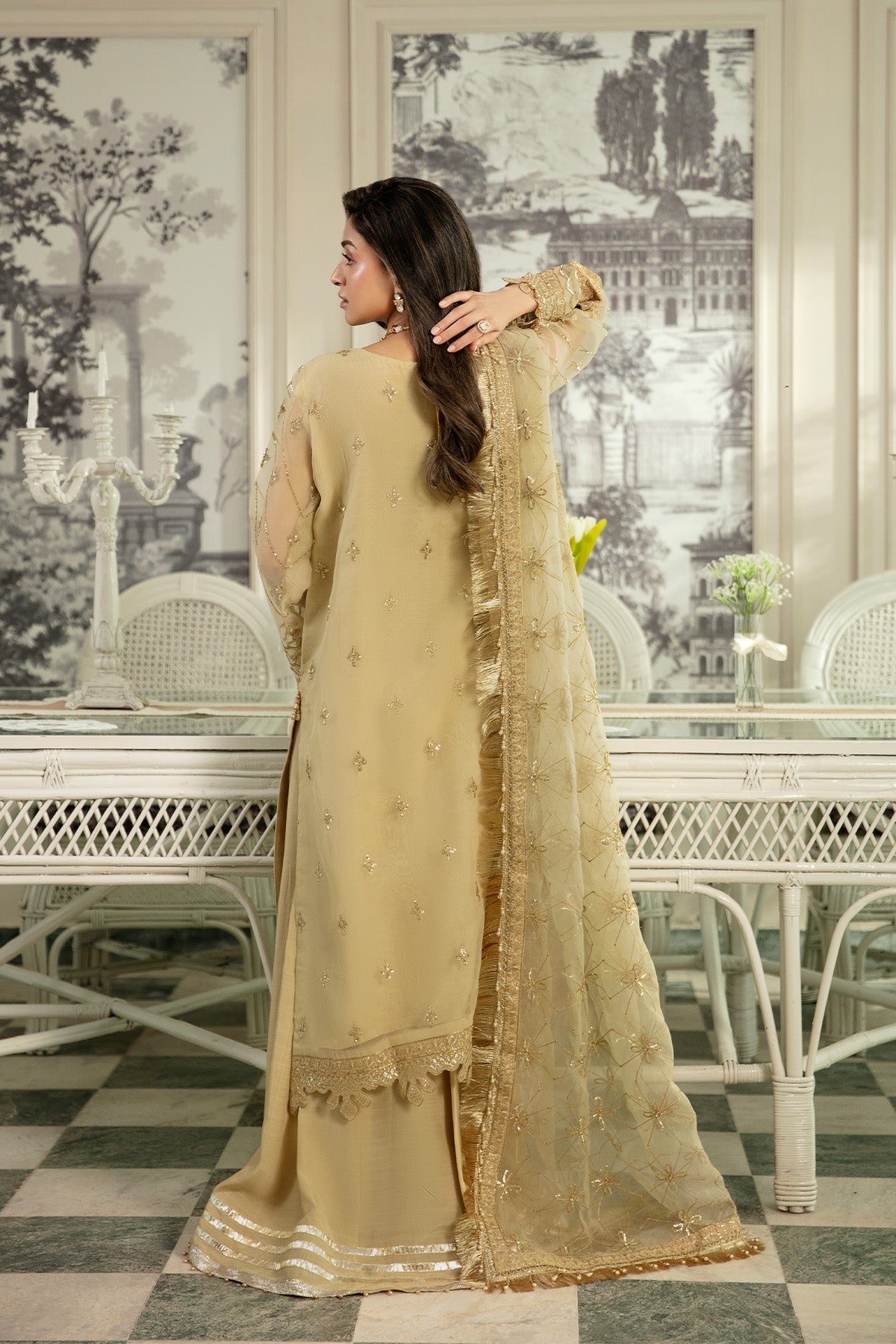 Raeesa Premium | Dehleez Formals | Dl 1036 - Pakistani Designer Dress - by Raeesa Premium - Type : Ladies Clothes - 100% Original at Saira Sultan