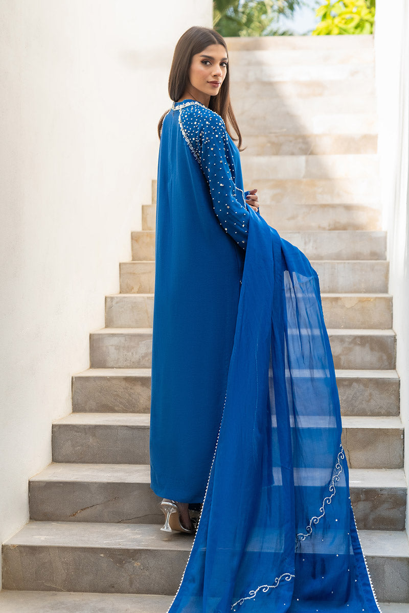Chic Ophicial | Celenia Pret | Electric Blue S Electric Blue Pure Sheesha Silk