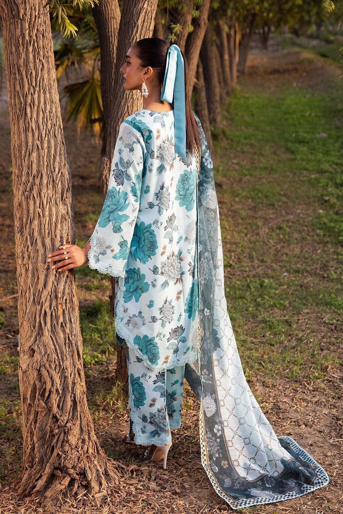 Alizeh | Sheen Lawn Prints 24 | BLUET - Pakistani Designer Dress - by Alizeh | Type: Casuals - 100% Original at Saira Sultan