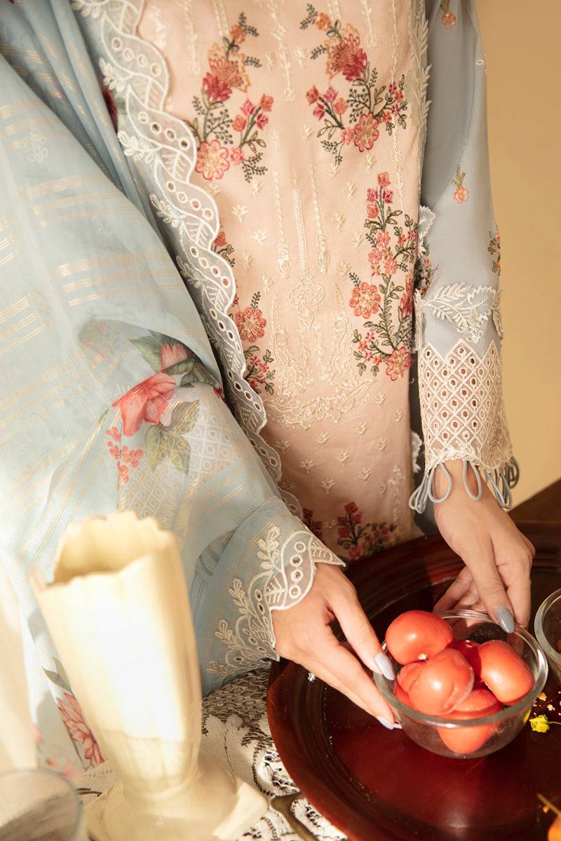 Qalamkar | Qlinekari Luxury Lawn | SQ-15 NEYLAN - Pakistani Designer Dress - by Qalamkar | Type: Luxury - 100% Original at Saira Sultan