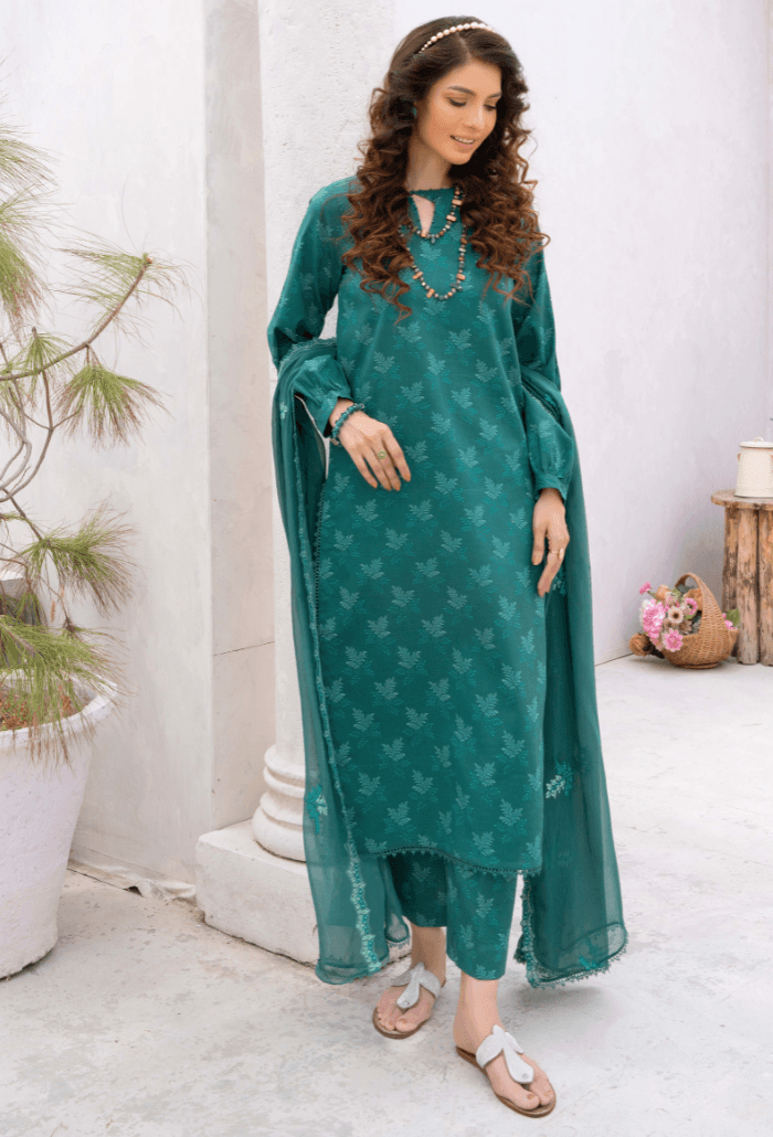 Humdum | Gardenia Lawn 24 | PLG 3 - D06 - Pakistani Designer Dress - by HumDum | Type: Luxury - 100% Original at Saira Sultan