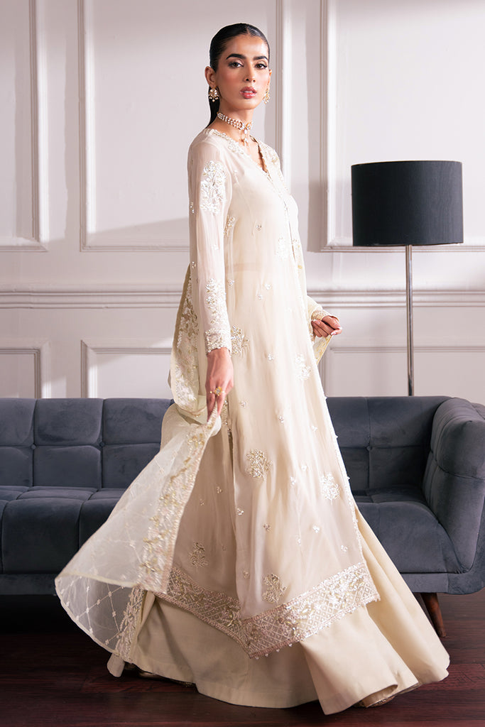 Cross Stitch | Luxe Atelier 25 | SEA MIST M Ivory Chiffon