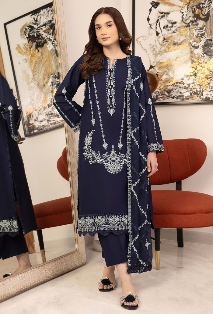 Humdum | Dilkash 25 | Dilkash - D02 XS Navy Lawn