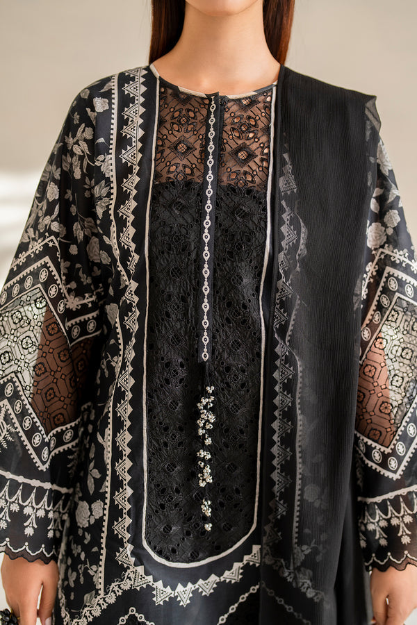 Baroque | Luxury Pret 24 | LAWN UF-671 - Pakistani Designer Dress - by Baroque | Type: Luxury - 100% Original at Saira Sultan