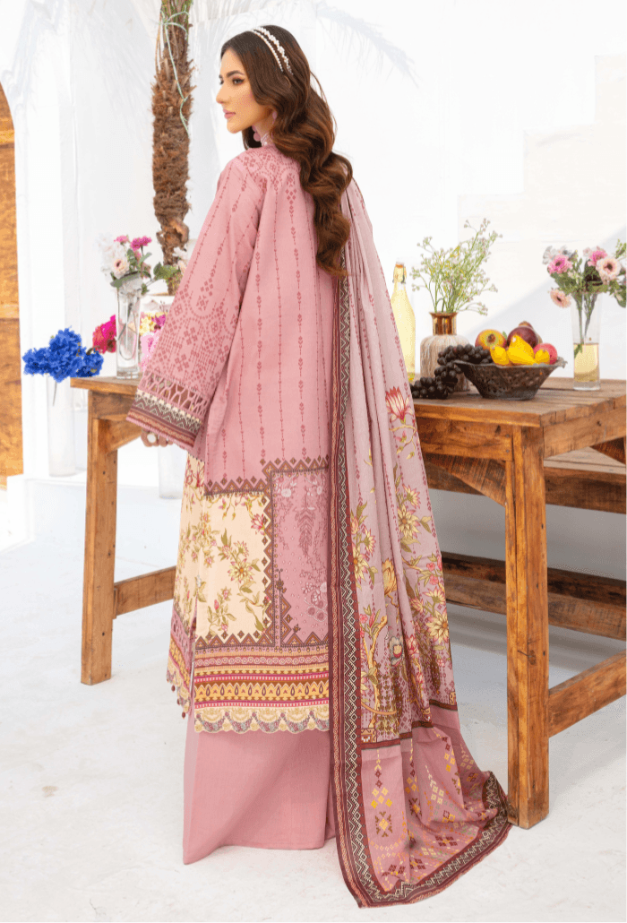 Humdum | Saira Bano Lawn 24 | D01 - Pakistani Designer Dress - by HumDum | Type: Casuals - 100% Original at Saira Sultan