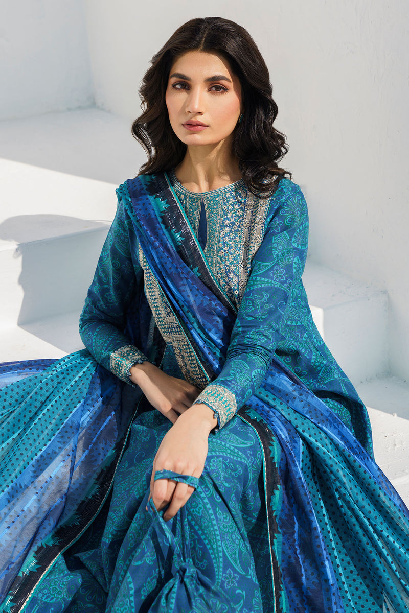 Jazmin | Summer Lawn 25 | USE-9017 M Blue Lawn