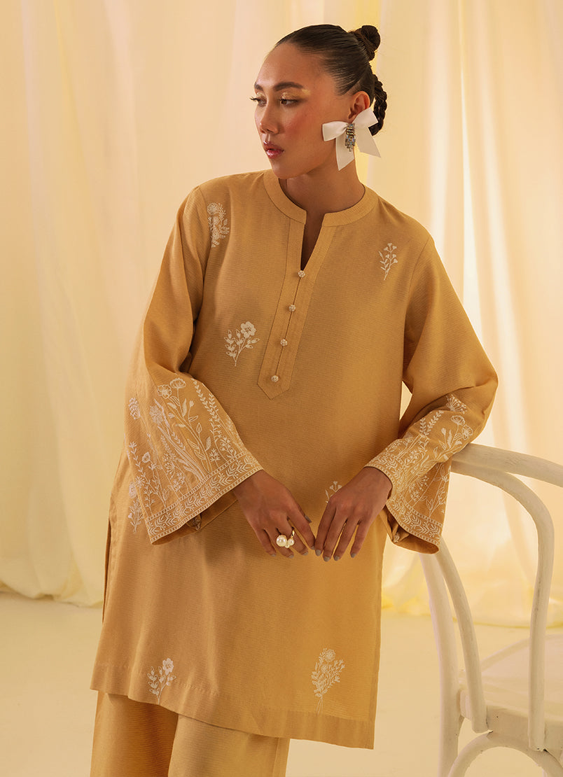 Image | Spring Basics 25 | IJSE-214044-12506 L Mustard Jacquard