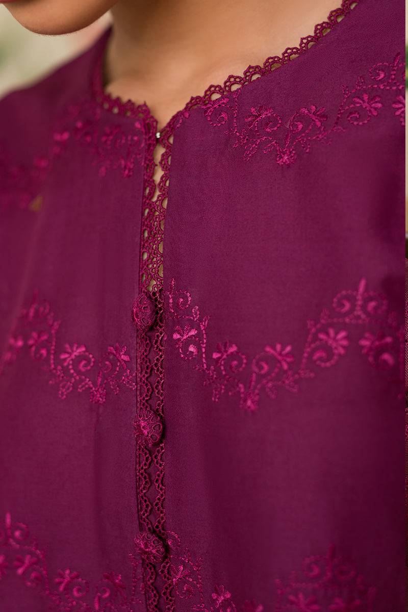 Cross Stitch | Chikankari Lawn Collection | P-07 - Pakistani Designer Dress - by Cross Stitch | Type: Luxury - 100% Original at Saira Sultan