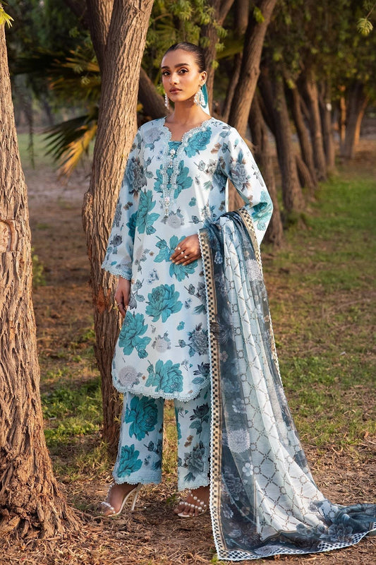 Alizeh | Sheen Lawn Prints 24 | BLUET - Pakistani Designer Dress - by Alizeh | Type: Casuals - 100% Original at Saira Sultan