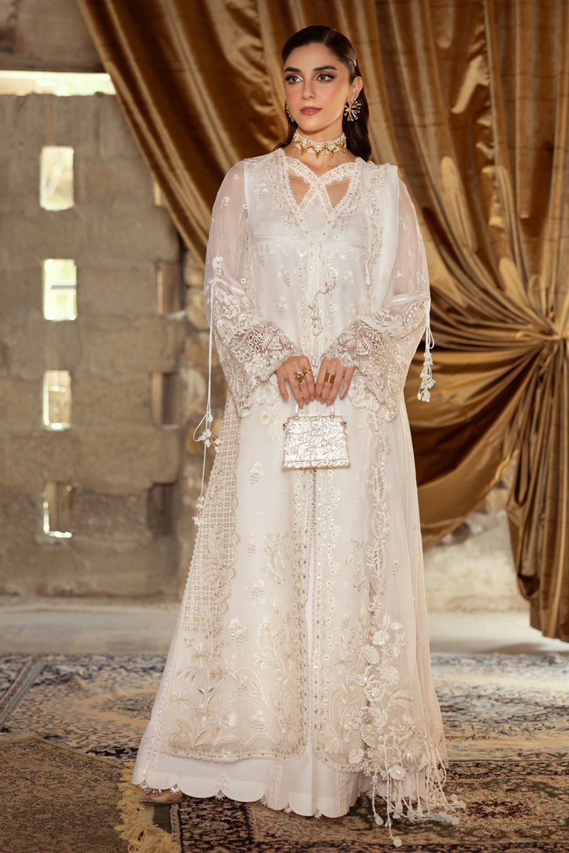 Qalamkar | Chiffon Edit | WC-03 ROISE - Pakistani Designer Dress - by Qalamkar - Type : Ladies Clothes - 100% Original at Saira Sultan
