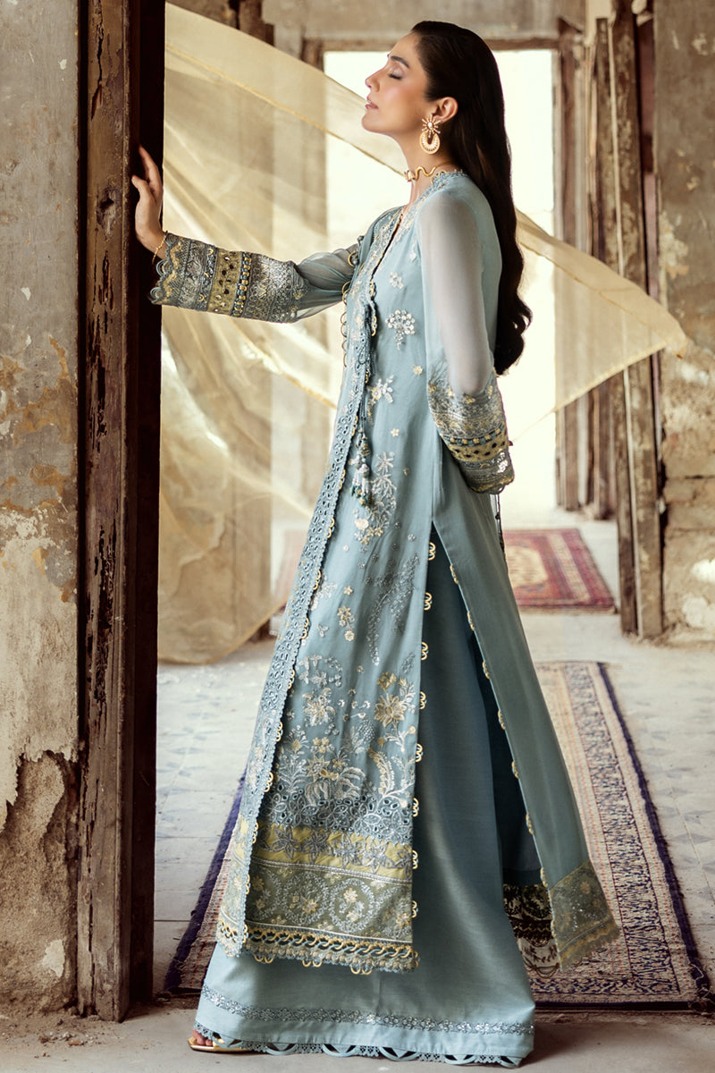 Qalamkar | Chiffon Edit | WC-08 VEVIN - Pakistani Designer Dress - by Qalamkar - Type : Ladies Clothes - 100% Original at Saira Sultan