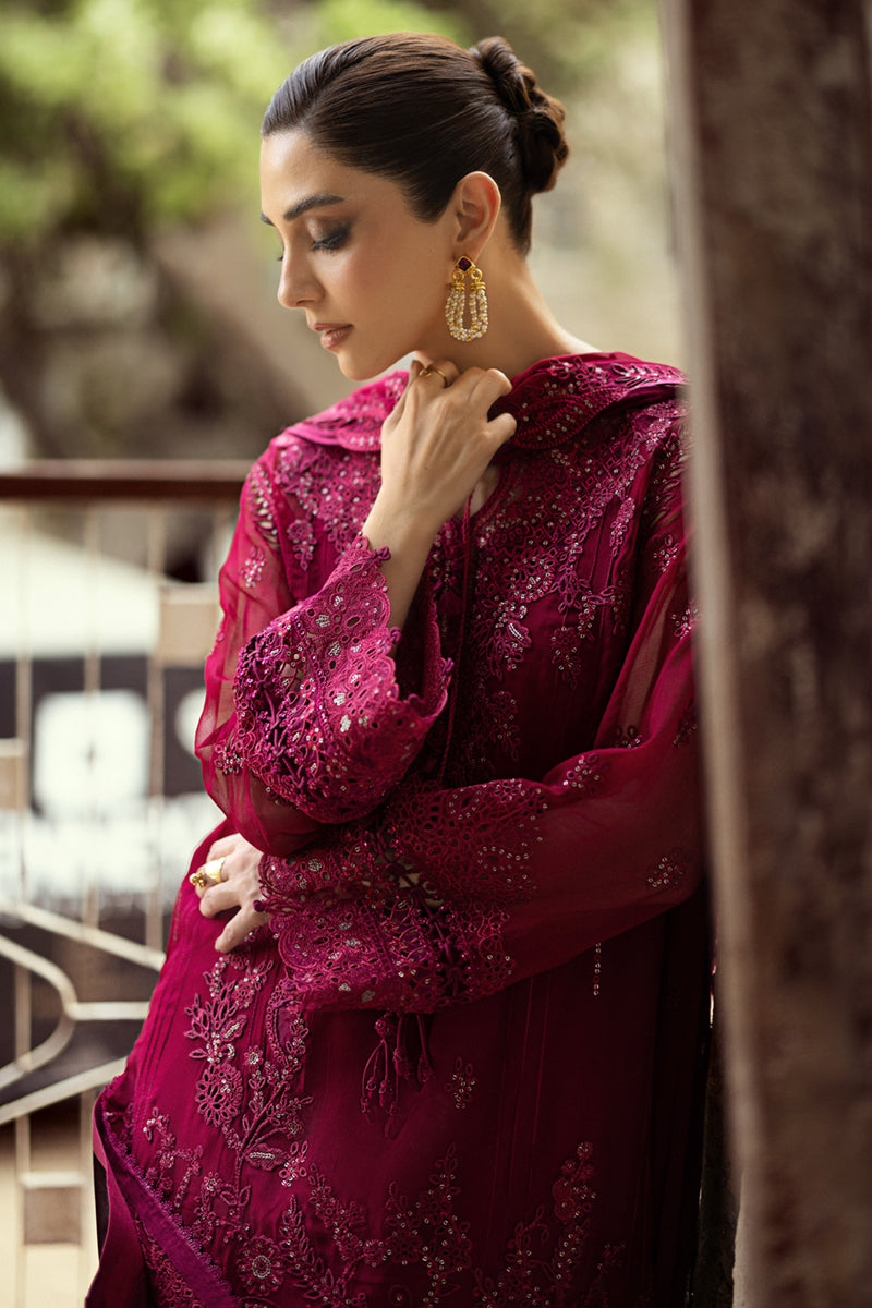 Qalamkar | Chiffon Edit | WC-02 SIOFE - Pakistani Designer Dress - by Qalamkar - Type : Ladies Clothes - 100% Original at Saira Sultan