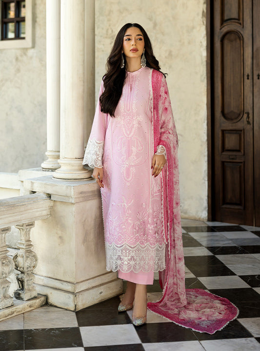 Zainab Chottani | Chikankari 25 | Liyah - 7A XS Blush Pink Chikankari