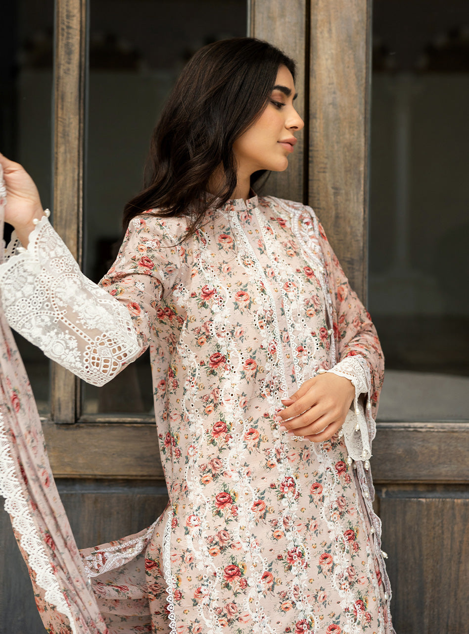 Zainab Chottani | Chikankari 25 | Lamia - 9A L Off White Chikankari