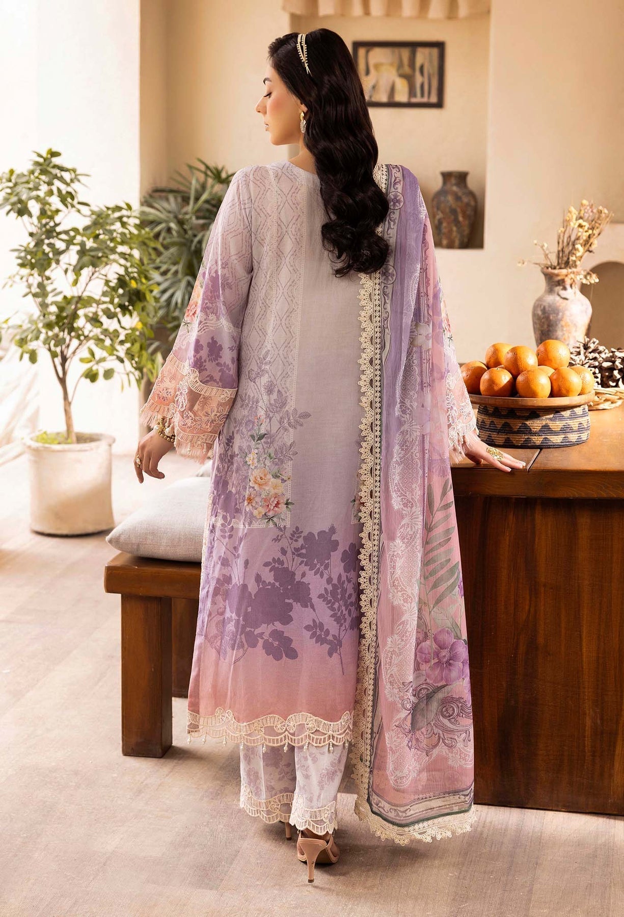 Adans Libas | Chantelle Print Lawn | CHANTELLE 99959 S Soft Lilac Lawn