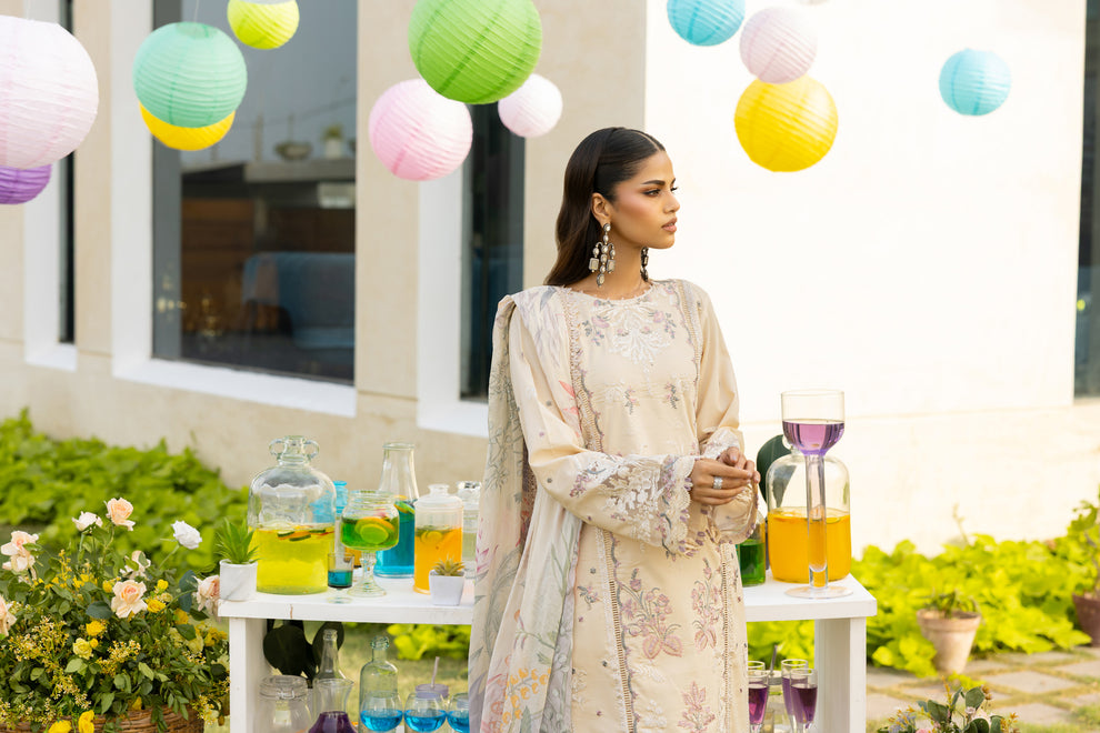 Florent | Eid Collection | FEF - 3B Custom Size Ivory