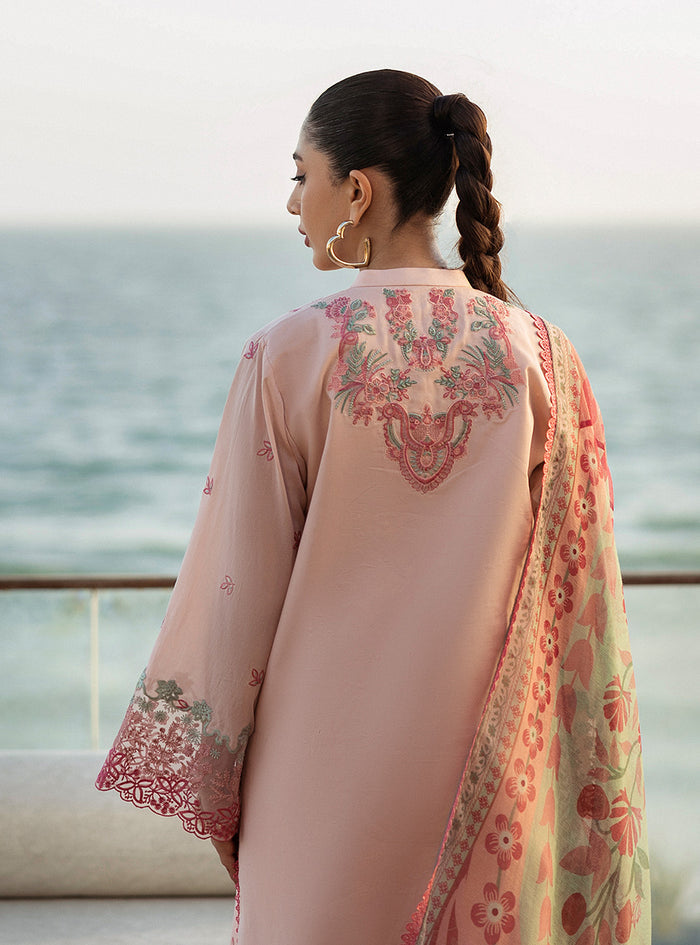 Zainab Chottani | Tahra Lawn 25 | Kaira XL Light Pink Lawn