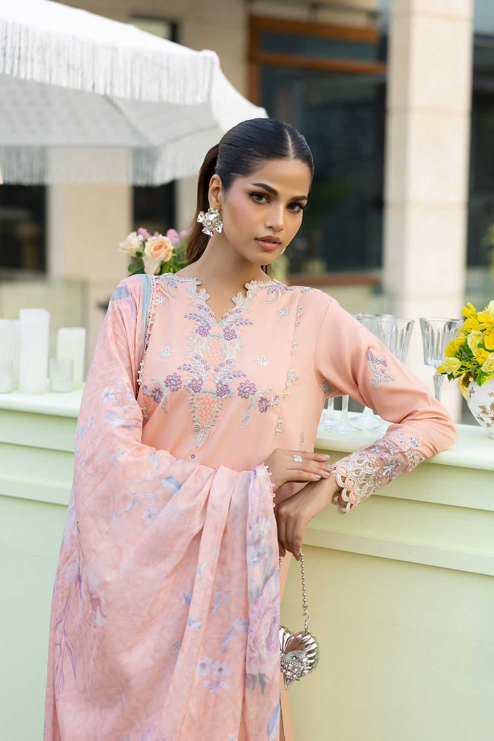 Florent | Eid Collection | FEF - 4A L Pale Peach