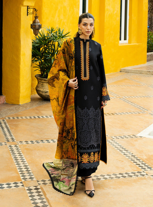 Zainab Chottani | Chikankari 25 | Selah - 5B XS Black Chikankari