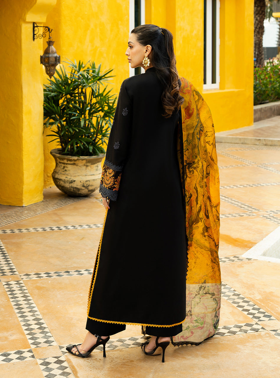 Zainab Chottani | Chikankari 25 | Selah - 5B S Black Chikankari