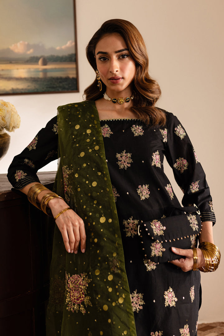Batik | Reception Luxe Edit | Yildiz XL Black Pima Lawn