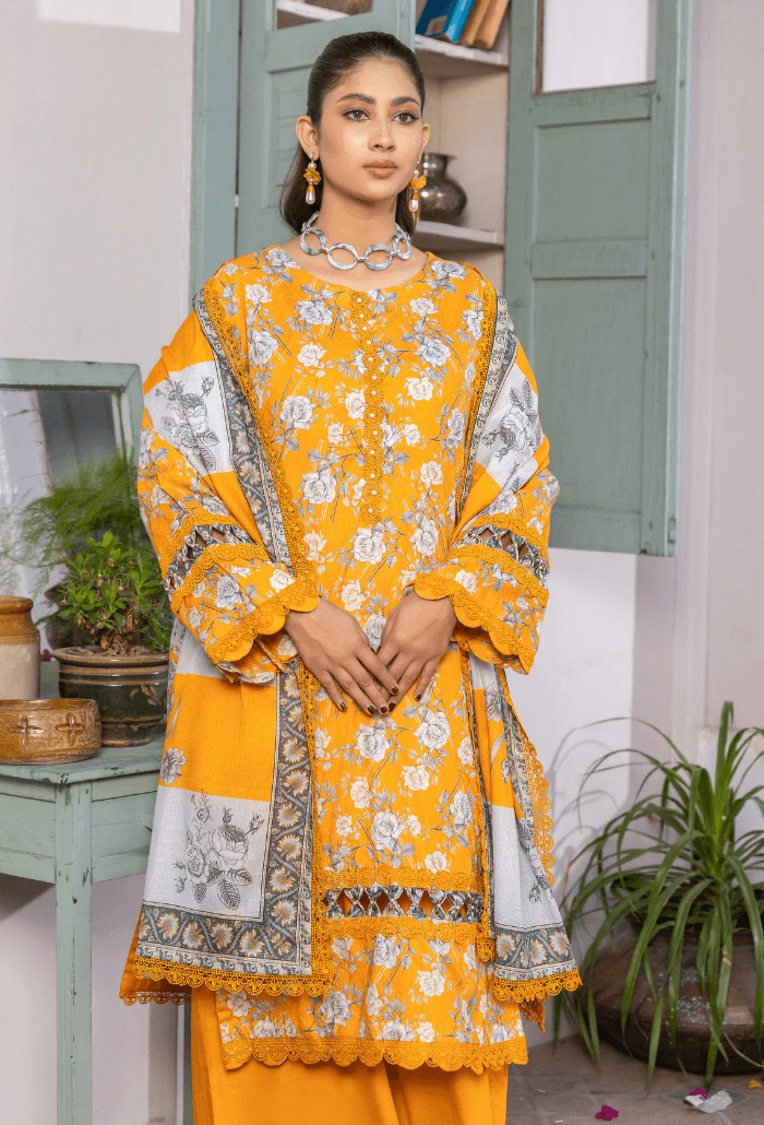 Humdum | Rang e Noor SS 24 | D04 - Pakistani Designer Dress - by HumDum | Type: Casuals - 100% Original at Saira Sultan