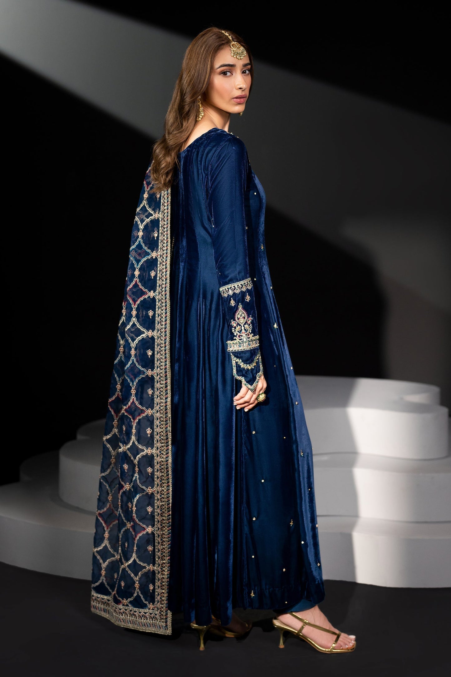 Naqshi | Makhmal 24 | LEILA S Royal Blue Velvet