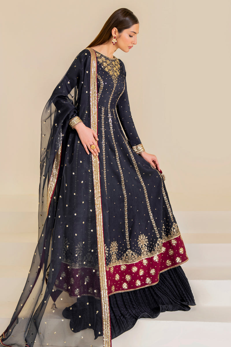 Jazmin | Formals Collection | Raw Silk UR-7019 - Pakistani Designer Dress - by Jazmin | Type: Formal - 100% Original at Saira Sultan