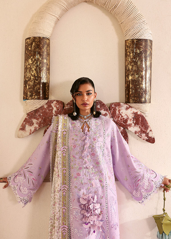 Suffuse | Eid Lawn 25 | YASMIN S Purple Gray Lawn