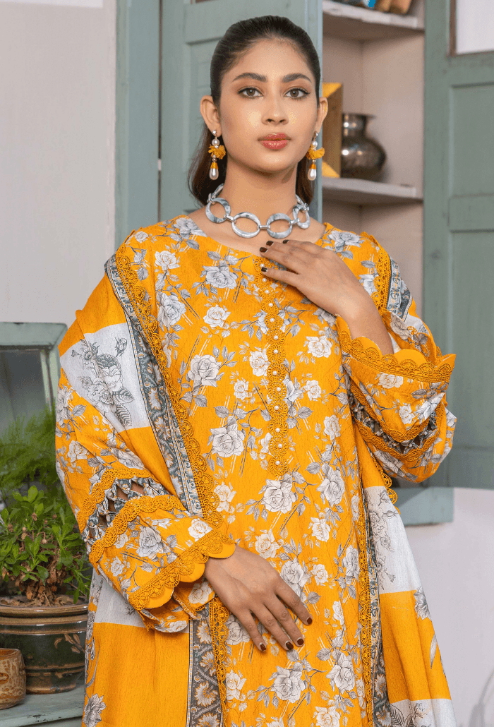 Humdum | Rang e Noor SS 24 | D04 - Pakistani Designer Dress - by HumDum | Type: Casuals - 100% Original at Saira Sultan