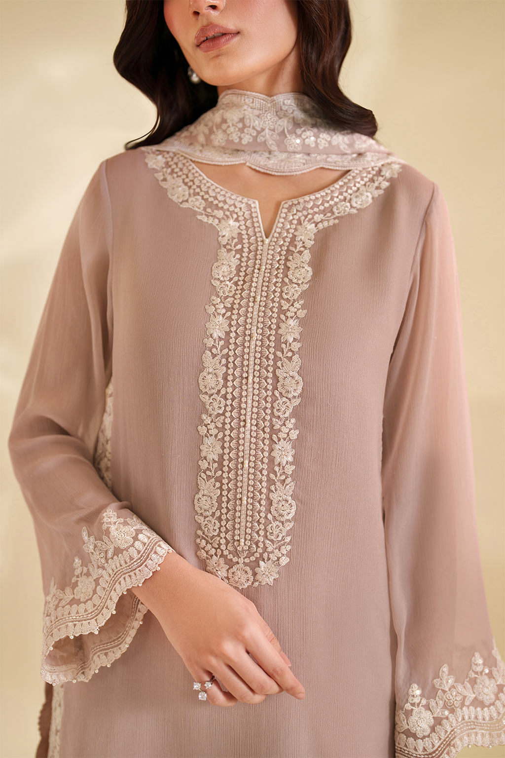 Iznik I Festive Formal I CC-79 Embroidered Chiffon - Pakistani Designer Dress - by Iznik - Type : Ladies Clothes - 100% Original at Saira Sultan