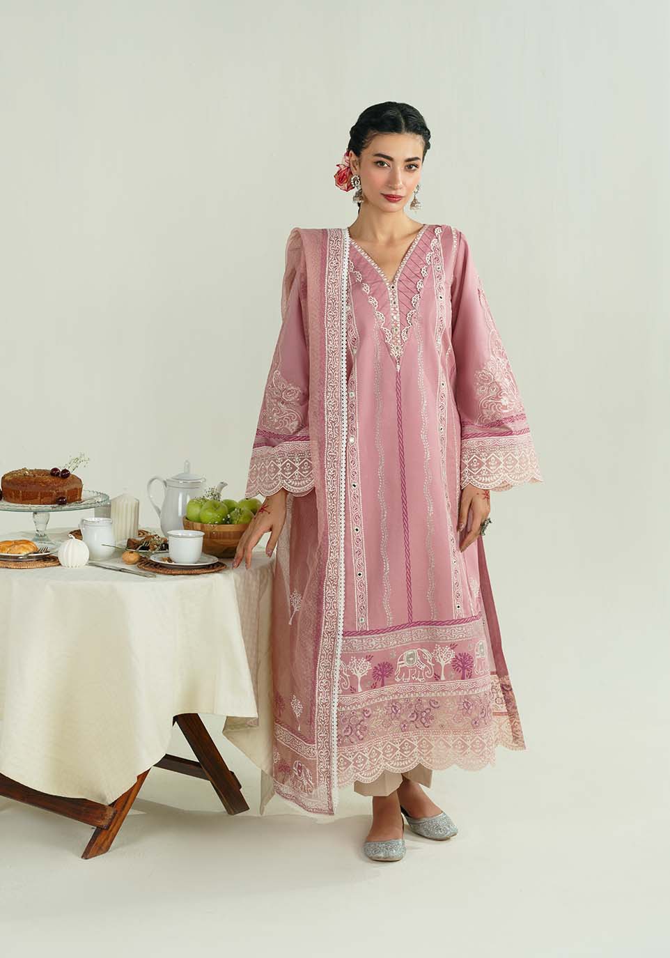 Zarqash | Nazakat Ready to Wear | Noor e Ghulab - Pakistani Designer Dress - by Zarqash - Type : Ladies Clothes - 100% Original at Saira Sultan