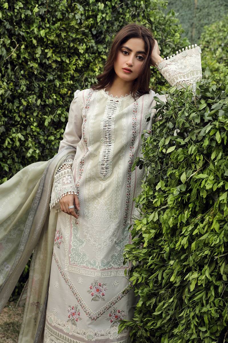 Qalamkar | Festive Lawn 2024 | PS-11 RINNAH - Pakistani Designer Dress - by Qalamkar | Type: Luxury - 100% Original at Saira Sultan