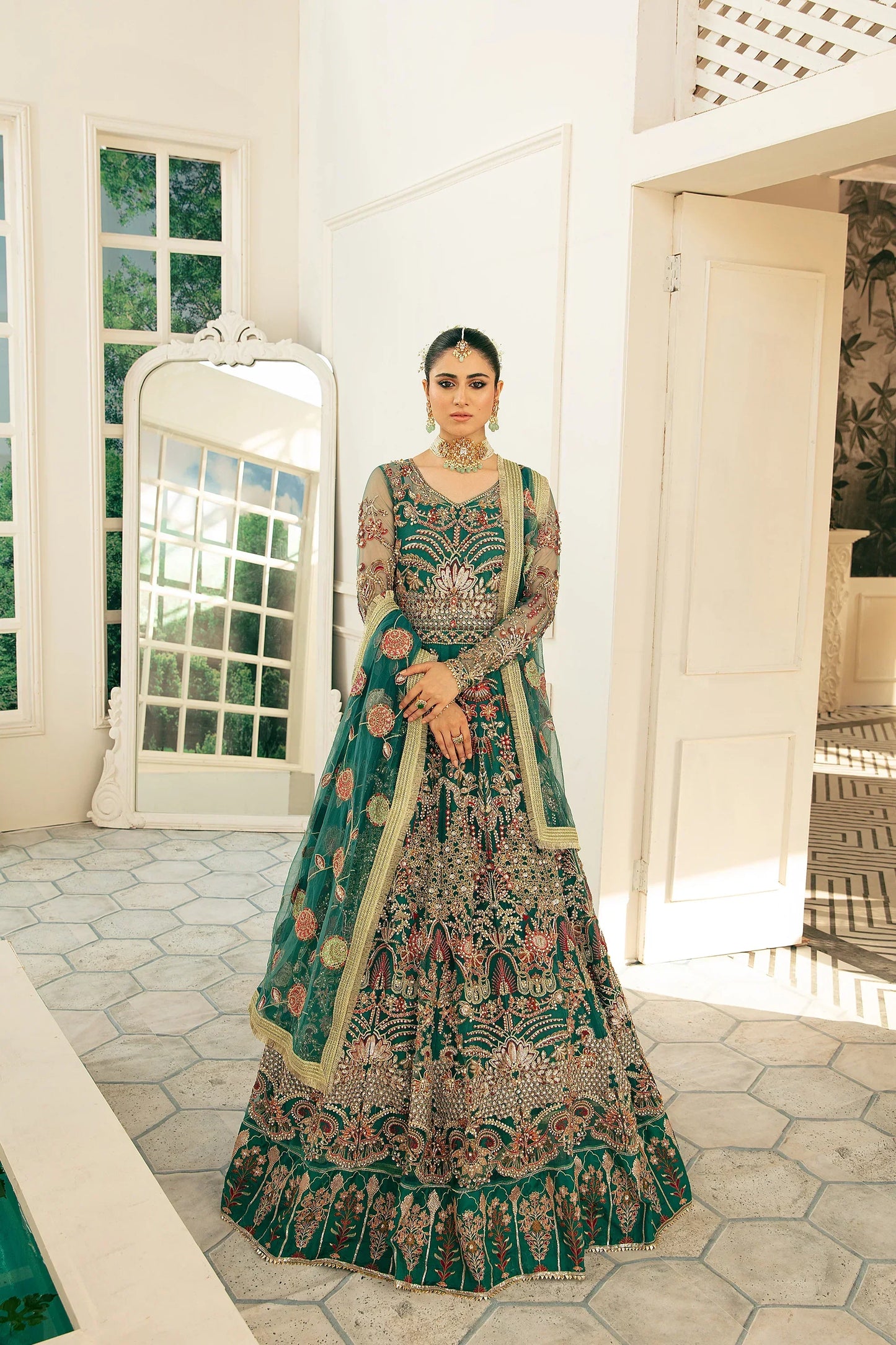 Ezra | Wedding Collection | Zeenat - Pakistani Designer Dress - by Ezra | Type: Bridal - 100% Original at Saira Sultan