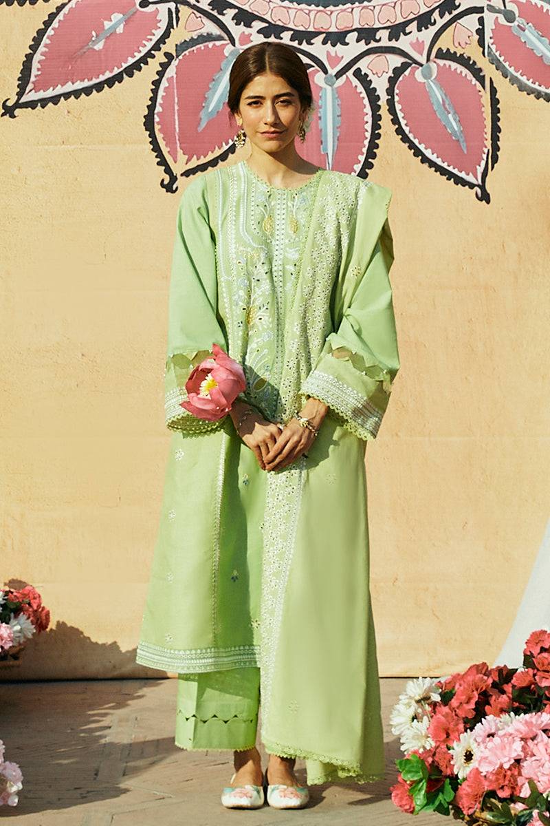 Cross Stitch | Premium Lawn 24 | GARDEN GRACE - Pakistani Designer Dress - by Cross Stitch | Type: Formal - 100% Original at Saira Sultan