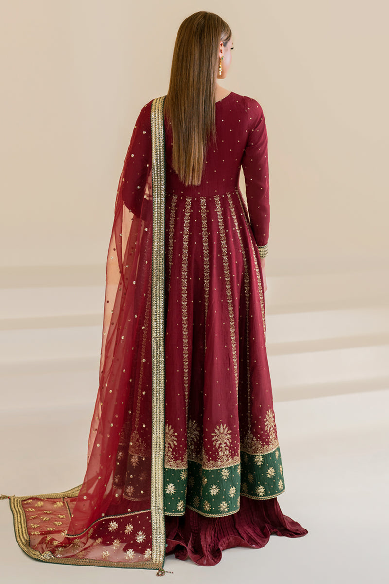Jazmin | Formals Collection | Raw Silk UR-7018 - Pakistani Designer Dress - by Jazmin | Type: Formal - 100% Original at Saira Sultan