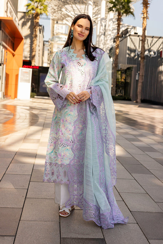 Rangrasiya | Carnation Summer Edit 25 | Isabella XS Aqua Blue Lawn