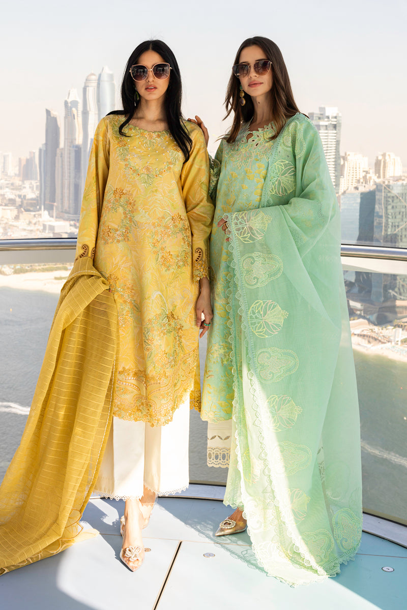 Rangrasiya | Carnation Summer Edit 25 | Bella XL Mint Lawn