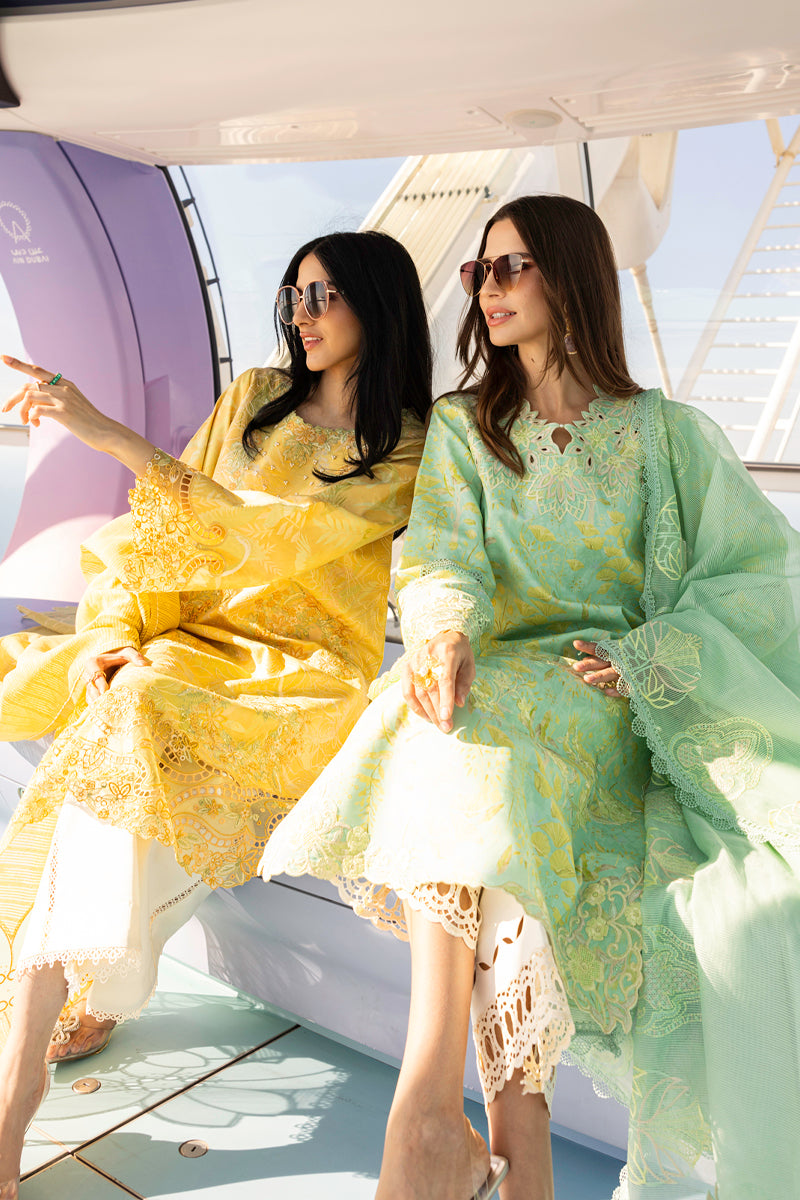 Rangrasiya | Carnation Summer Edit 25 | Liana L Yellow Lawn