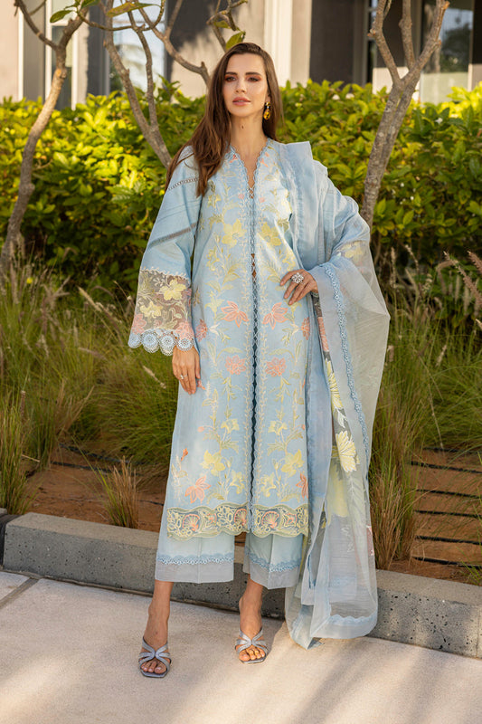 Rangrasiya | Carnation Summer Edit 25 | Ocean XS Sky Blue Lawn