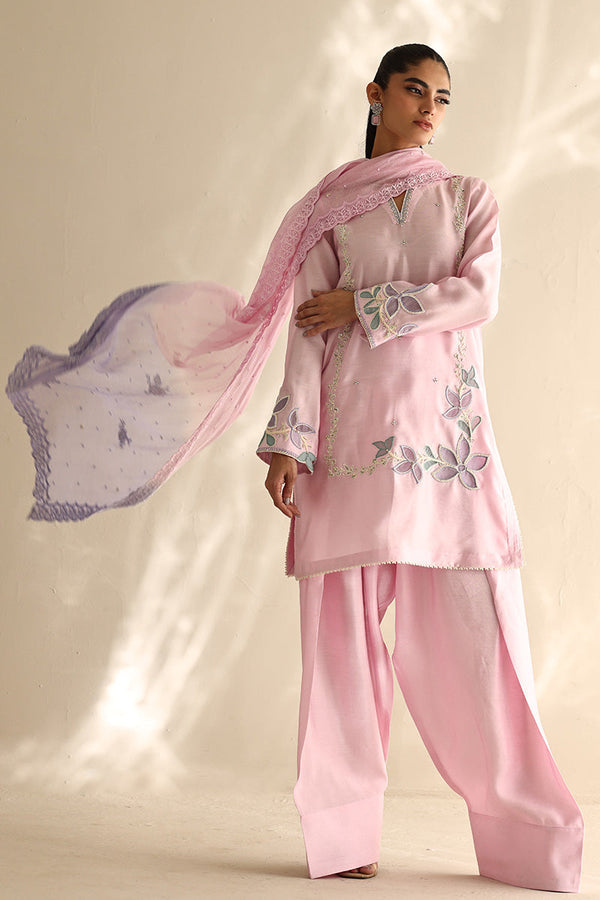 Sana Abbas | Mor Luxe | PETAL - Pakistani Designer Dress - by Sana Abbas - Type : Ladies Clothes - 100% Original at Saira Sultan