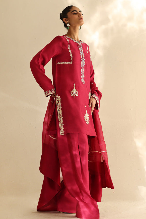 Sana Abbas | Mor Luxe | CHERRY BLOSSOM - Pakistani Designer Dress - by Sana Abbas - Type : Ladies Clothes - 100% Original at Saira Sultan