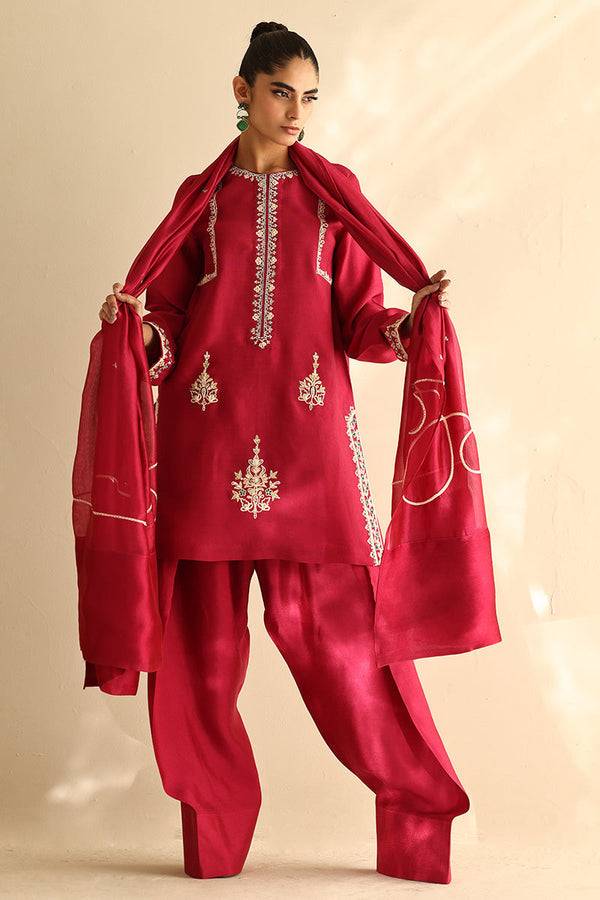 Sana Abbas | Mor Luxe | CHERRY BLOSSOM - Pakistani Designer Dress - by Sana Abbas - Type : Ladies Clothes - 100% Original at Saira Sultan