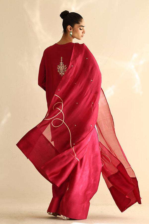 Sana Abbas | Mor Luxe | CHERRY BLOSSOM - Pakistani Designer Dress - by Sana Abbas - Type : Ladies Clothes - 100% Original at Saira Sultan