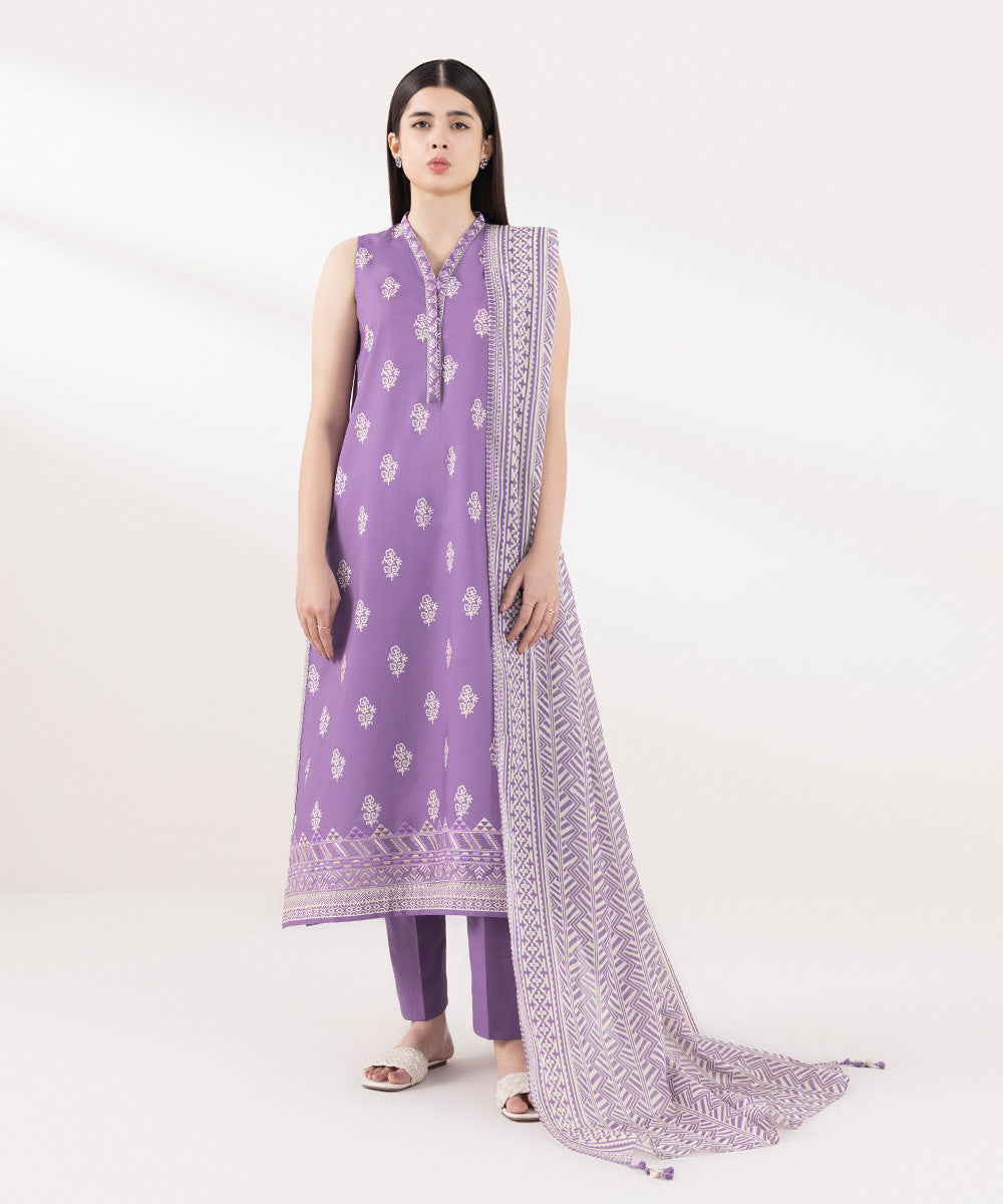 Sapphire | Intermix 2024 | Cambric Suit S-40 - Pakistani Designer Dress - by Sapphire | Type: Casuals - 100% Original at Saira Sultan
